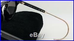 New Tom Ford Grant-02 sunglasses FT0632/S 01A 48mm Black Gold Grey GENUINE Round