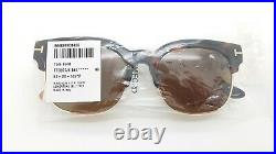 New Tom Ford Harry-02 sunglasses FT0597/S 56E 53mm Tortoise Gold Brown AUTHENTIC