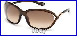 New Tom Ford Jennifer Women's Sunglasses TF0008 692 Brown / Brown Mirror 61 mm