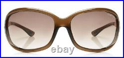 New Tom Ford Jennifer Women's Sunglasses TF0008 692 Brown / Brown Mirror 61 mm