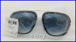 New Tom Ford Johnson sunglasses TF0453 01P 57mm Black Blue Gradient AUTHENTIC TF