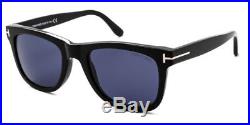 New Tom Ford Leo TF 336 01V Black Sunglasses Unisex 52mm w case