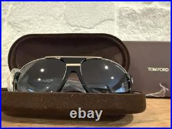New Tom Ford Men Aviator Sunglasses FT0334 Dimitry Black Green 59mm