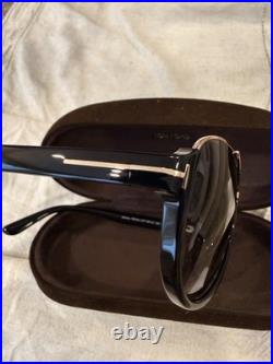 New Tom Ford Men Aviator Sunglasses FT0334 Dimitry Black Green 59mm