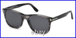 New Tom Ford Men Geometric Sunglasses FT0595 Eric-02 20A Grey /Smoke Lens 55mm