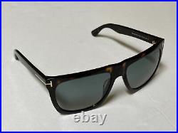 New Tom Ford Morgan sunglasses TF513 52W Havana Frame Blue Lens 57-16-140 Withbox