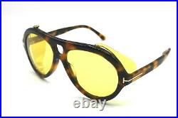 New Tom Ford Neughman Ft0882 53e Honey Havana Men's Sunglasses 60-15-145