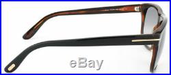 New Tom Ford Olivier FT0236 Sunglasses 05B Black Brown Grey Gradient Lens 58mm