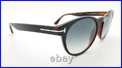 New Tom Ford Palmer sunglasses FT0522/S 05B 51mm Black on Havana Grey Gradient