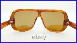 New Tom Ford Porfirio sunglasses FT0559 53E Light Havana Brown AUTHENTIC Shield