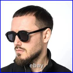 New Tom Ford Raffa Tf1100 52v Spotted Havana/blue Lens Authentc Sunglasses 46-25