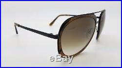 New Tom Ford Sam sunglasses TF0469 41P 59mm Aviator Tortoise Brown Gradient 469
