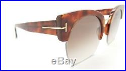 New Tom Ford Savannah-02 sunglasses FT0552 53F 55mm Blonde Havana Brown Gradient