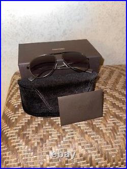 New Tom Ford Sunglasses CODY FT0448 48Z BROWN/ Purple Gradient Lens 56mm
