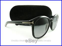 New Tom Ford Sunglasses FT0298/S Riley 01B Black Authentic