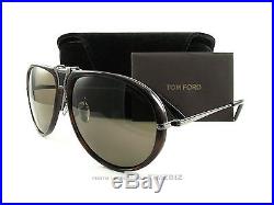 New Tom Ford Sunglasses FT9306/S Gunmetal Havana 52E Authentic