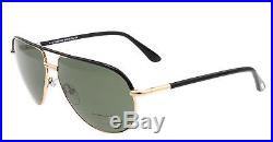 New Tom Ford Sunglasses Men Aviator Polarized TF 285 Black 01J Cole 61mm