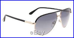 New Tom Ford Sunglasses Men Aviator TF 285 Black 01B Cole 61mm