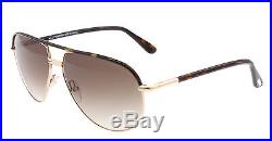 New Tom Ford Sunglasses Men Aviator TF 285 Havana 52K Cole 61mm
