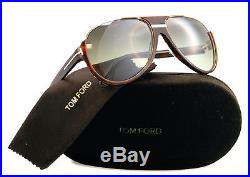 New Tom Ford Sunglasses Men Aviator TF 334 Havana 56K Dimitry TF334 59mm