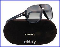 New Tom Ford Sunglasses Men Aviator TF 335 Black 01P Eliott 60mm