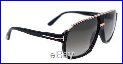 New Tom Ford Sunglasses Men Aviator TF 335 Black 01P Eliott 60mm