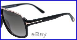 New Tom Ford Sunglasses Men Aviator TF 335 Black 01P Eliott 60mm