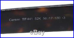 New Tom Ford Sunglasses Men TF 441 Black 52K Carson 56mm