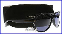 New Tom Ford Sunglasses Men TF 446 Black 01V Dylan 57mm