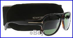 New Tom Ford Sunglasses Men TF 446 Black 05N Dylan 57mm