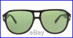 New Tom Ford Sunglasses Men TF 446 Black 05N Dylan 57mm