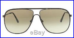 New Tom Ford Sunglasses Men TF 451 Black 49K Dominic 60mm
