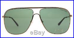 New Tom Ford Sunglasses Men TF 451 Gold 28N Dominic TF451 60mm