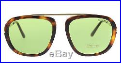 New Tom Ford Sunglasses Men TF 453 Havana 52N Johnson 57mm