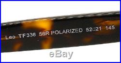 New Tom Ford Sunglasses Polarized Unisex TF 336 Havana 56R Leo 52mm