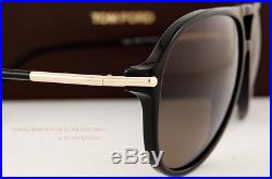 New Tom Ford Sunglasses TF 254 01M BLACK/BROWN