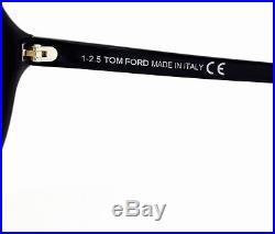 New Tom Ford Sunglasses TF 268 01F Carrie Black/Gold 5922140 With Case