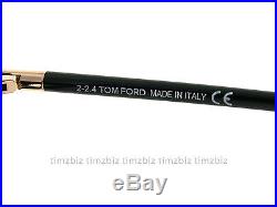 New Tom Ford Sunglasses TF 324 Linda 01B Black FT0324/S Authentic