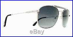 New Tom Ford Sunglasses TF 339 14D Polarized Marlon Ruthenium 5716140 WithCase