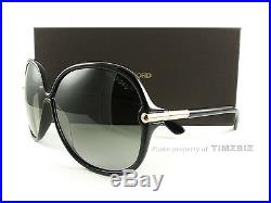 New Tom Ford Sunglasses TF224 Islay 01F Black FT0224/S Authentic