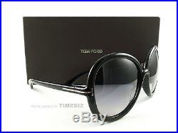 New Tom Ford Sunglasses TF276 Candice 01B Black FT0276/S Authentic