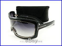 New Tom Ford Sunglasses TF305 Olga 01B Black FT0305/S Authentic