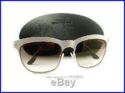 New Tom Ford Sunglasses TF437 Elena 25F Ivory Gold FT0437/S Authentic