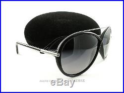 New Tom Ford Sunglasses TF454 Tamara 01C Black FT0454/S Authentic