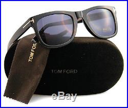 New Tom Ford Sunglasses Unisex TF 336 Black 01V Leo 52mm
