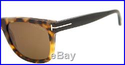 New Tom Ford Sunglasses Unisex TF 336 Tortoise 55J Leo 52mm