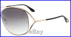 New Tom Ford Sunglasses Women TF 130 Rose Gold 28B Miranda TF130 68mm