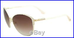New Tom Ford Sunglasses Women TF 320 Beige 32F Penelope 59mm