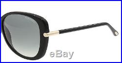 New Tom Ford Sunglasses Women TF 324 Black 01B Linda 59mm