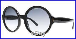 New Tom Ford Sunglasses Women TF 369 Black 01B Juliet 55mm TF369